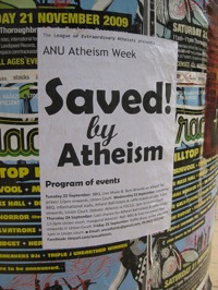 saved by atheism