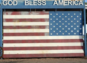 "God Bless America" - Boulder City, NV USA, Antique Store | via Flickr user g Tarded