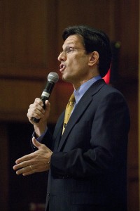 Lecture by Congressman Eric Cantor | Image via Flickr user Gerald R. Ford School of Public Policy, University of Michigan's Photostream